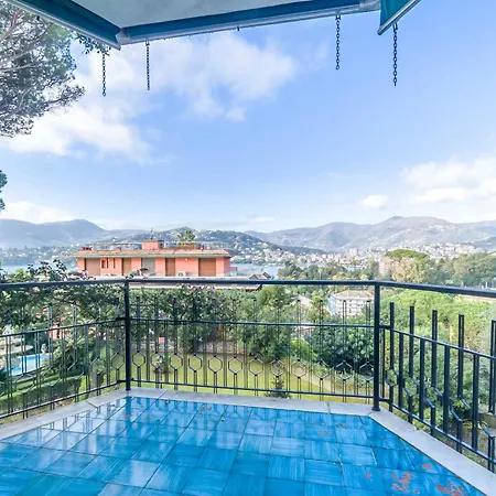 La Perla Del Tigullio! Fiorita Roomy Flat * Rapallo